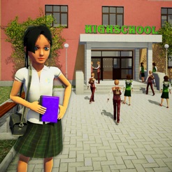 虛擬高中女生生活模擬器最新版