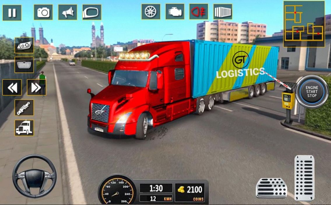 卡車駕駛停車模擬3D1
