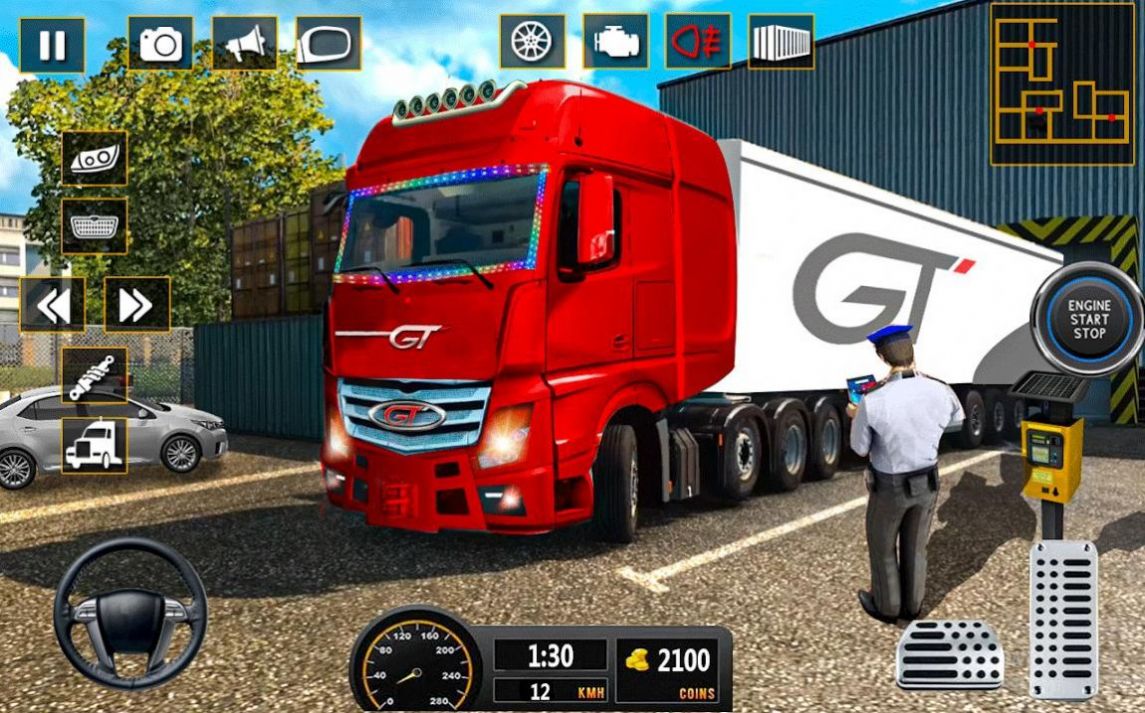 卡車駕駛停車模擬3D2
