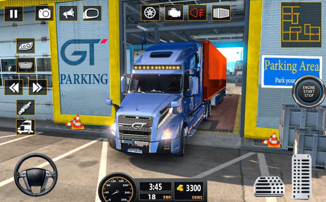 卡車駕駛停車模擬3D3
