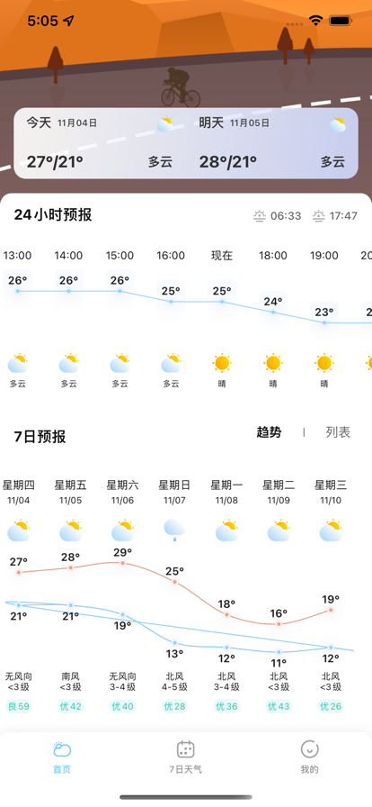 實(shí)時(shí)天氣蘋果版3