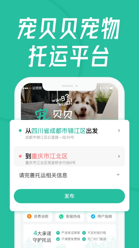 寵貝貝寵物托運平臺1