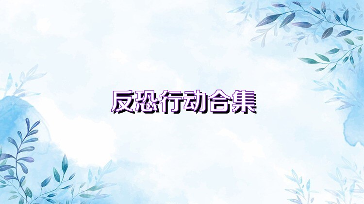 反恐行動(dòng)合集