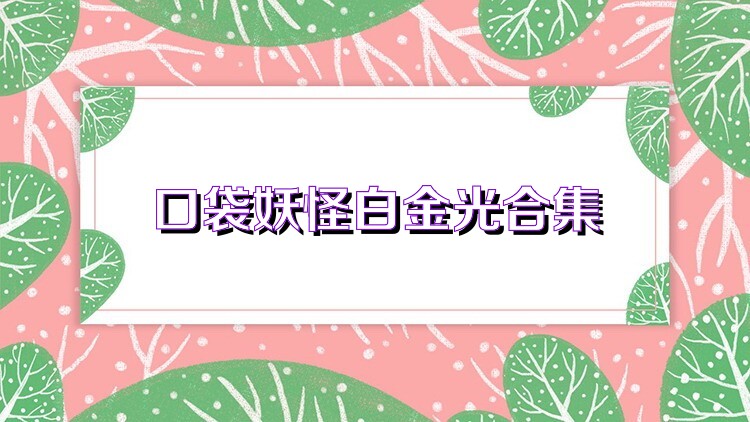 口袋妖怪白金光合集