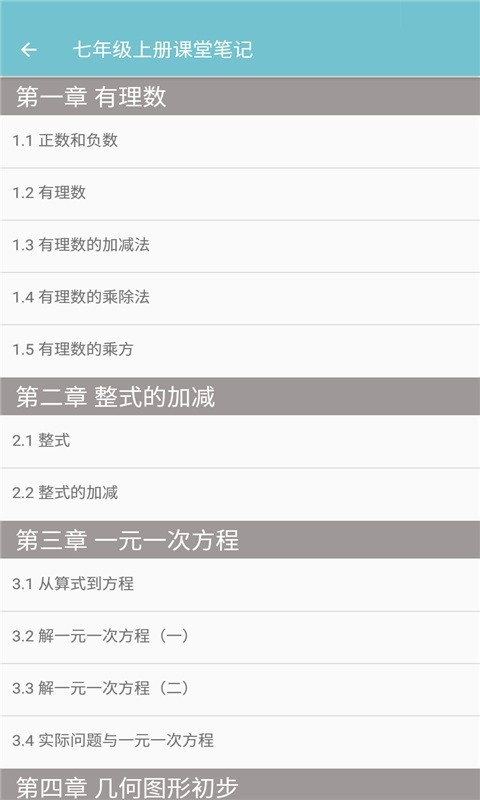 初中數(shù)學(xué)課堂筆記app2