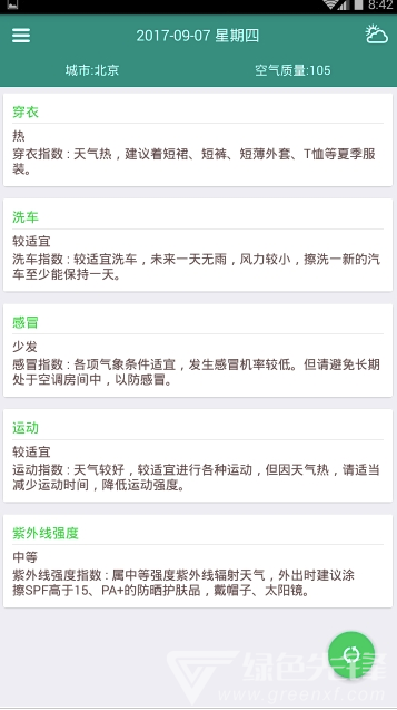 全國(guó)天氣早知道(全國(guó)天氣預(yù)報(bào))V1.1 安卓版1
