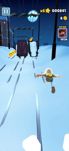 地鐵跑酷雪地地圖（Subway Surf）1