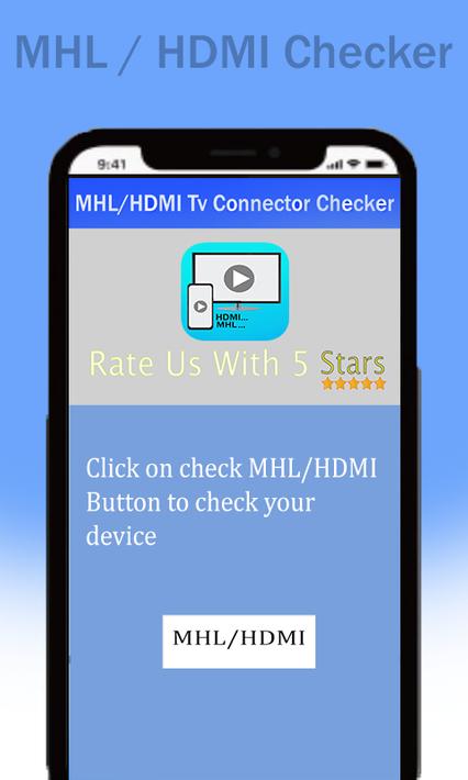 MHL HDMI電視連接器檢查器3