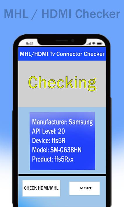 MHL HDMI電視連接器檢查器4