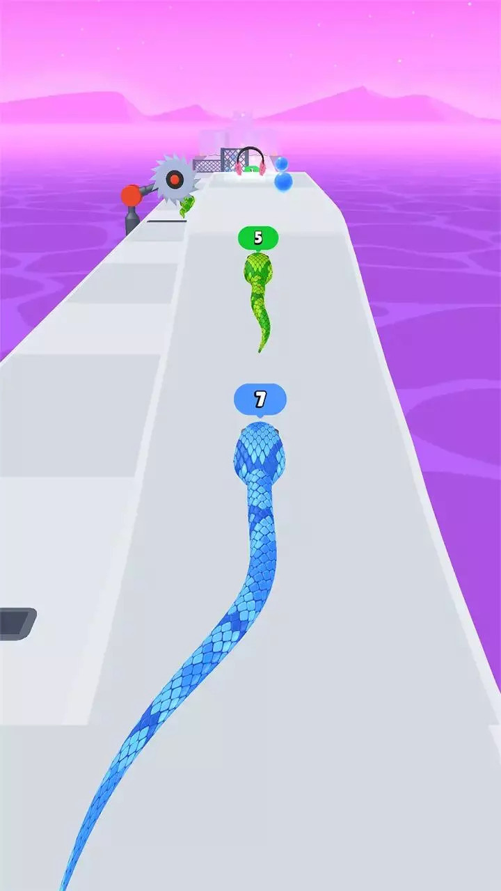 七彩蛇3D競速3