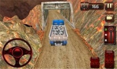 3D泥路貨車游戲2