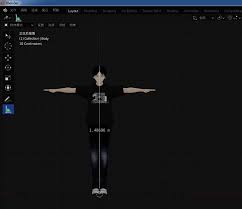 Blender如何測量人物高度