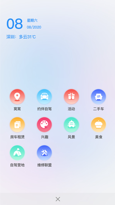 窩友自駕游露營1
