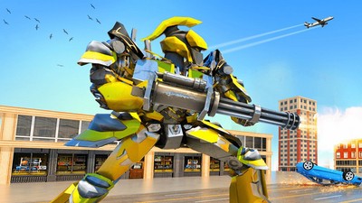 出租車變形機(jī)器人1