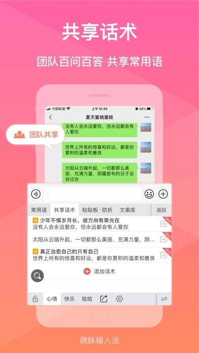 微脈輸入法蘋(píng)果版4