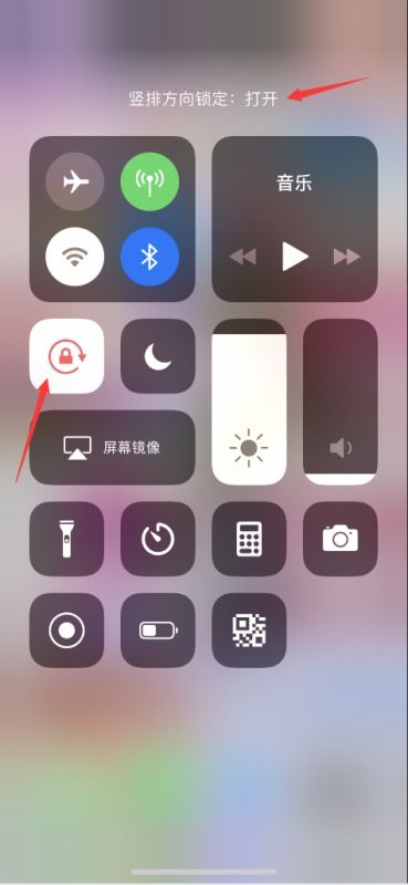 iPhoneX如何关闭横屏