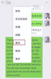 微信翻译功能如何使用