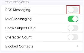 苹果手机如何关闭RCS