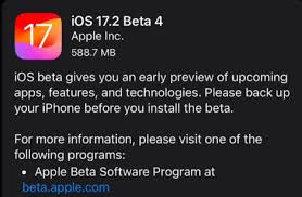 iOS17.2 Beta4更新了什么