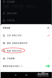 抖音如何解除“仅自己可见”设置