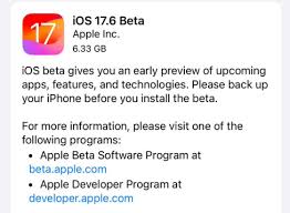 iOS17.6beta更新了哪些新功能