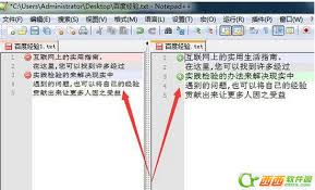notepad能否比较文件