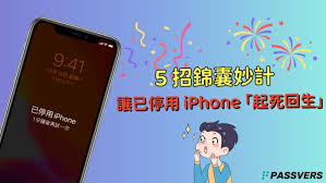 iPhone停用了解决方法