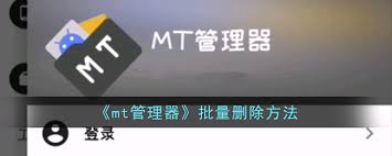 mt管理器批量删除内容技巧