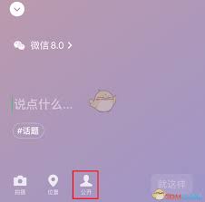 微信8.0新版本背景是否公开
