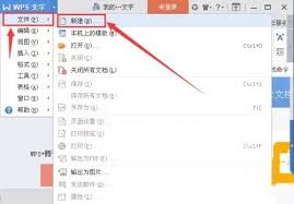 wps如何创建新的Word文档