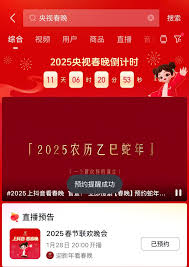 抖音观看2025央视蛇年春晚直播指南